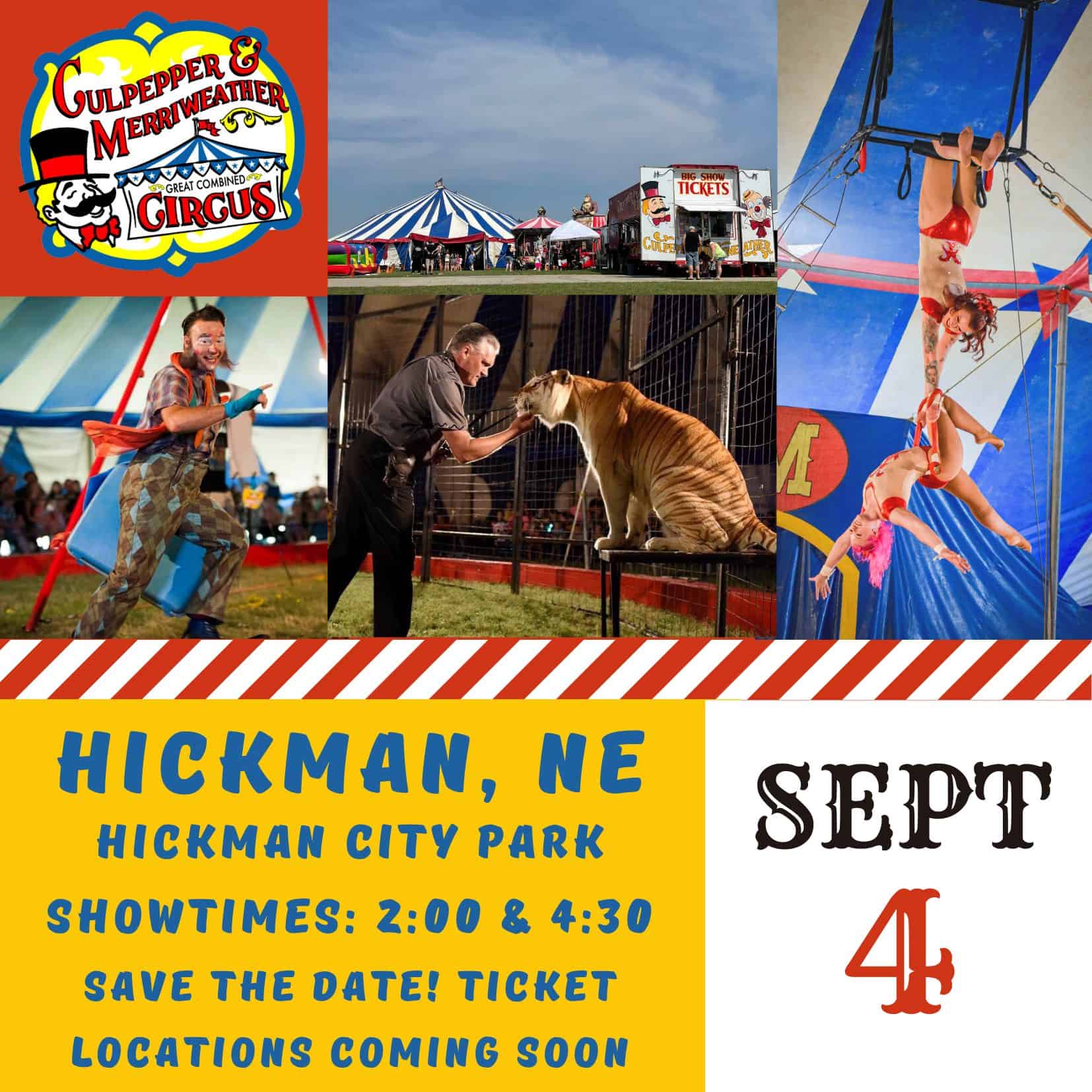 Circus in Hickman Save the Date